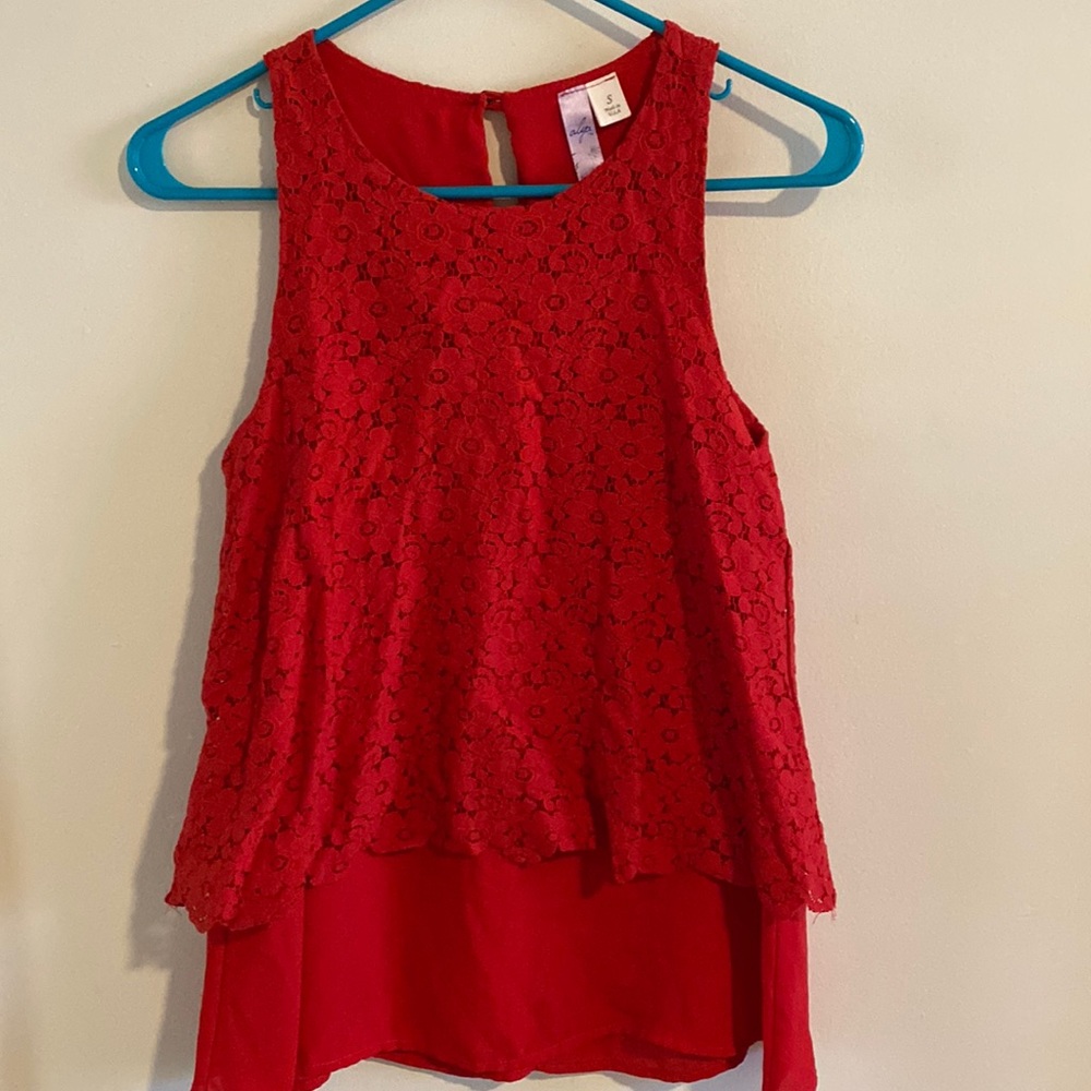 Francesca’s Red Tank